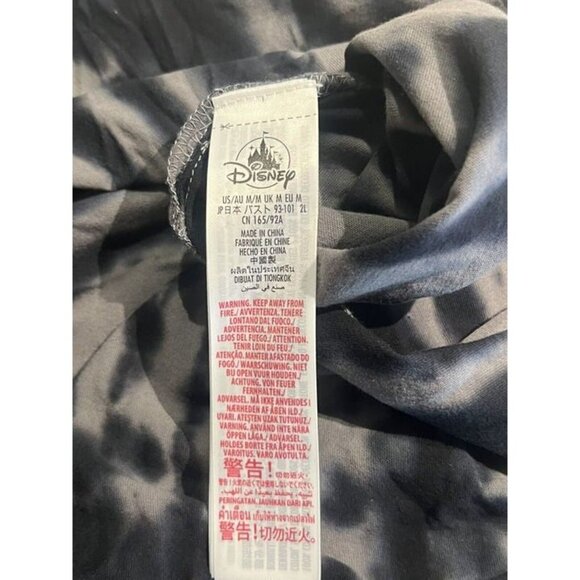 M Disney Pixar Coco Guitar Skull Maxi Tie Dye Dress w Pockets Day of the Dead - Picture 6 of 6